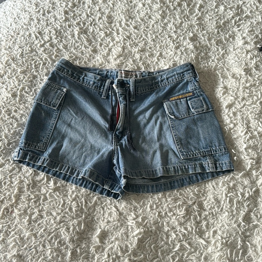 Abercrombie, jean shorts!
